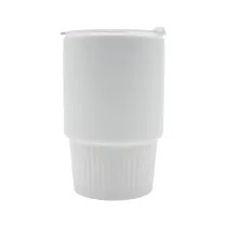Kubek ceramiczny Azzurro 440 ml, biały