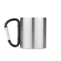 Kubek z karabińczykiem CAMPIC 200 ml