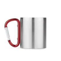 Kubek z karabińczykiem CAMPIC 200 ml
