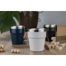 Kubek z recyklingowanej stali nierdzewnej MAKEL 300 ml