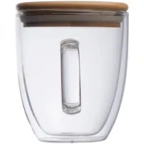 Kubek szklany z pokrywką GERTHE 350 ml