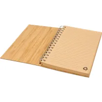 Notes A5 w linie z papieru z recyklingu z długopisem PISA