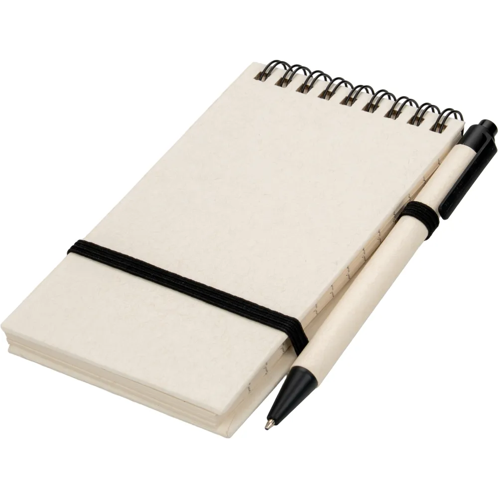 Notes A6 w linie z kartonu po mleku z długopisem AUSTIN