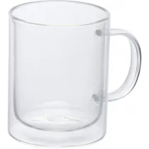 Kubek szklany z podwójnymi ściankami CARACAS 350 ml