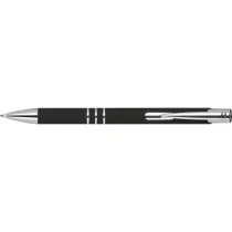 Długopis z aluminium z recyklingu półżelowy soft touch DUNMORE