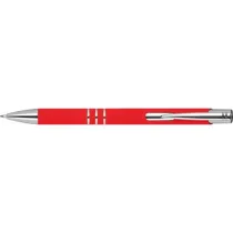 Długopis z aluminium z recyklingu półżelowy soft touch DUNMORE