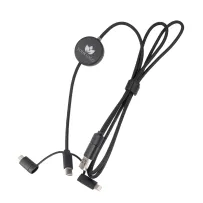 Kabel 4w1 z podświetlanym logo, LH-ZM02