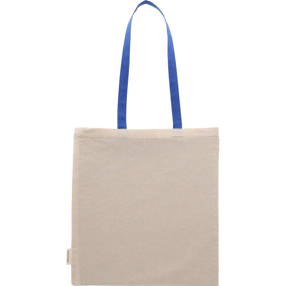 Torba bawełniana z długimi uszami, z recyklingu 140g/m2 CAMBRIDGE