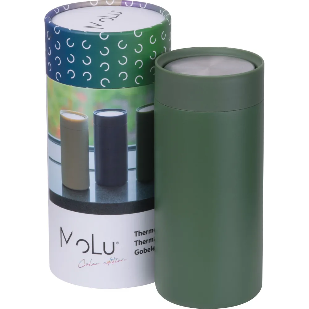 Kubek termiczny stalowy z recyklingu LE PORT MoLu 360 ml