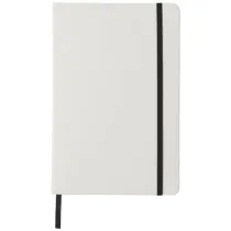 Biały notes A5 Spectrum z kolorowym paskiem