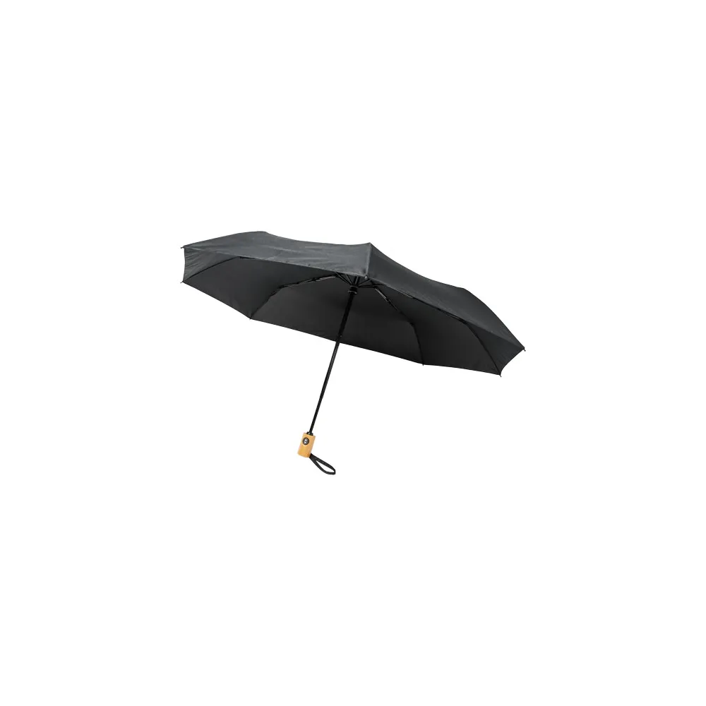 Składany, automatycznie otwierany/zamykany parasol Bo 21” wykonany z plastiku PET z recyklingu