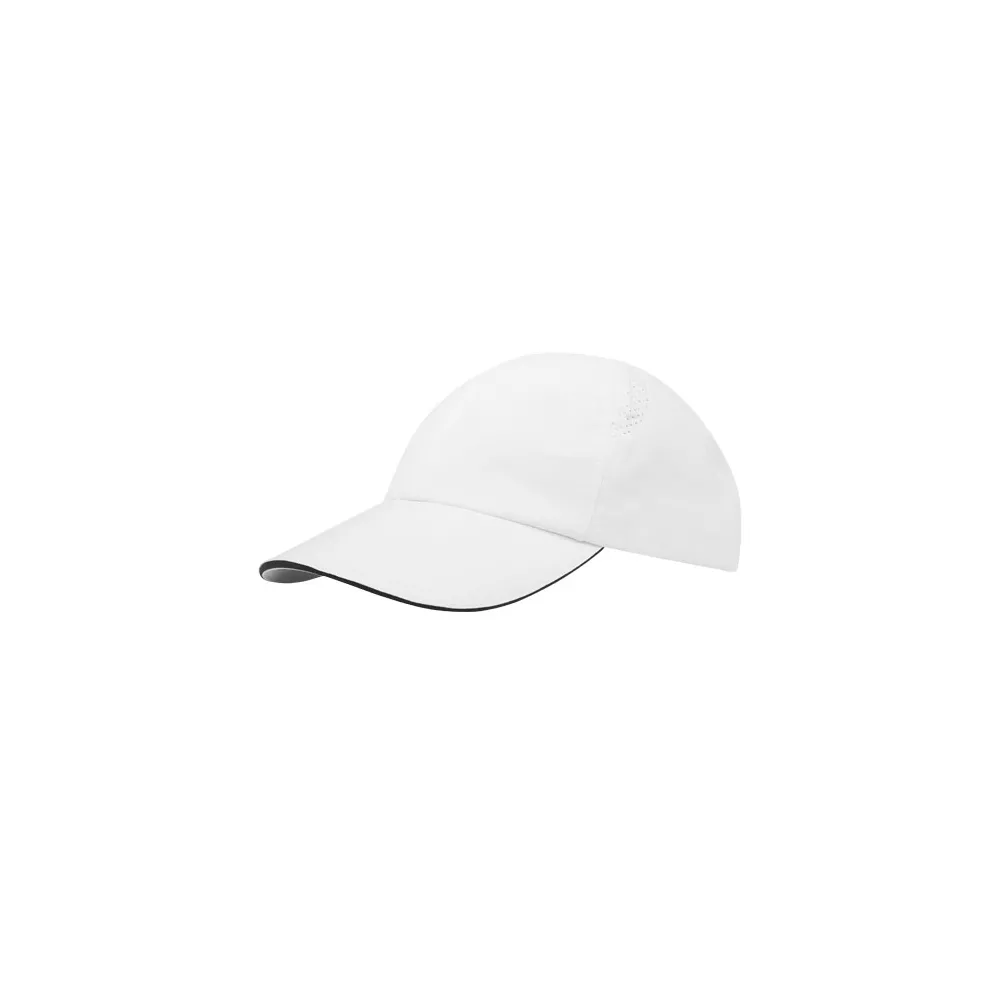Morion dwukolorowa 6 panelowa czapka GRS z recyklingu o młodzieżowym kroju 110 g/m²