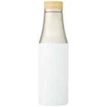 Hulan miedziana, próżniowo izolowana butelka o pojemności 540 ml z bambusową pokrywką