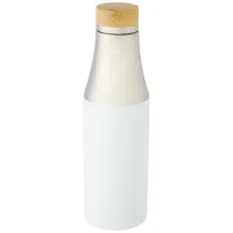 Hulan miedziana, próżniowo izolowana butelka o pojemności 540 ml z bambusową pokrywką