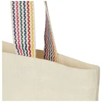 Rainbow torba na zakupy o pojemności 5 l z bawełny z recyklingu o gramaturze 180 g/m²