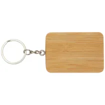 Reel chowany kabel do ładowania 6 w 1 w formie bambusowego breloka