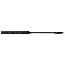 Loop adapter multimedialny USB 2.0-3.0 z portem HDMI wykonany z tworzyw sztucznych pochodzących z recyklingu z certyfikatem R