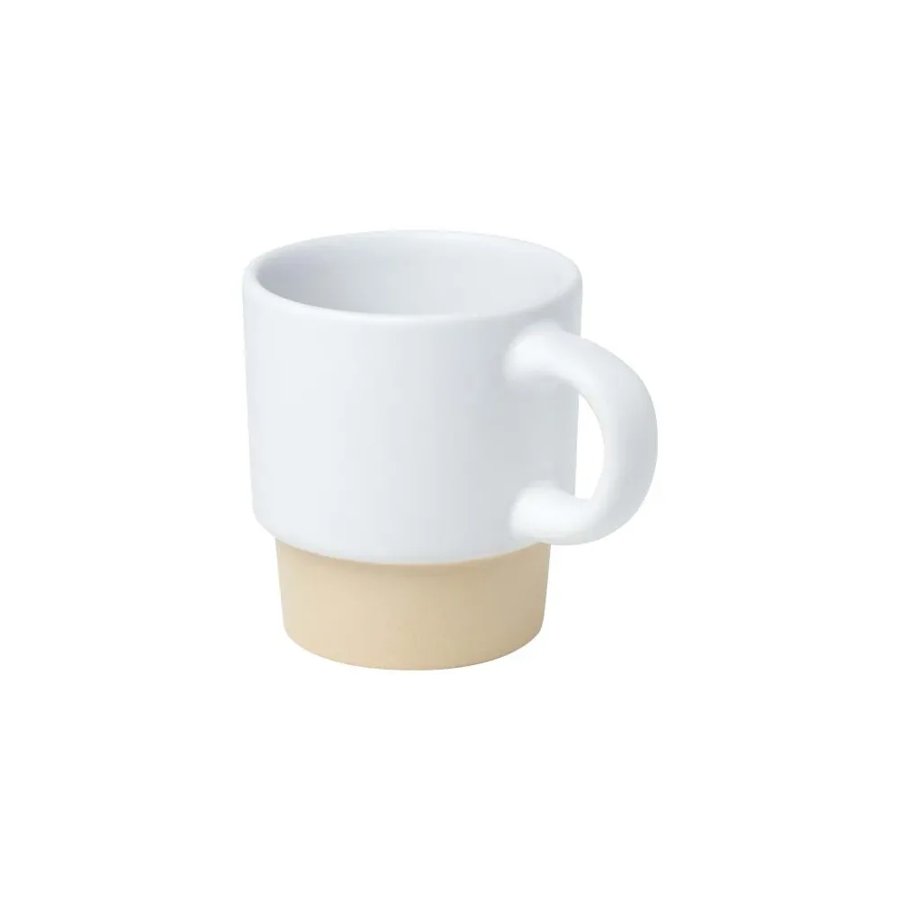 Olympia kubek do espresso z glinianym dnem, z możliwością układania w stosy, 130 ml