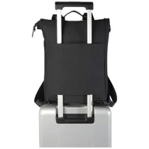 Plecak na laptopa 15,6" Turner z materiałów recyklingowanych GRS, o pojemności 12 l, ze zwijaną klapą