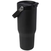 Kubek Bronx o pojemności 900 ml, z izolacją próżniową, wykonany ze recyklingowanej stali nierdzewnej z certyfikatem RCS i z