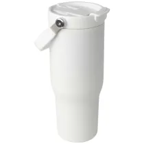 Kubek Bronx o pojemności 900 ml, z izolacją próżniową, wykonany ze recyklingowanej stali nierdzewnej z certyfikatem RCS i z