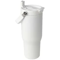 Kubek Bronx o pojemności 900 ml, z izolacją próżniową, wykonany ze recyklingowanej stali nierdzewnej z certyfikatem RCS i z