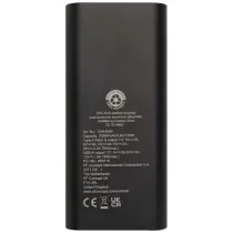 Acamar powerbank do laptopa o pojemności 20 000 mAh i mocy 70 W z aluminium z recyklingu