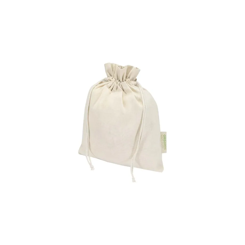 Odisha organiczna torba prezentowa z certyfikatem OCS o gramaturze 140 g/m² — 30 x 25 cm