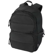 Puffer plecak na laptopa o przekątnej 15,6 cali o pojemności 18 l wykonany z materiałów z recyclingu z certyfikatem GRS