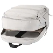 Puffer plecak na laptopa o przekątnej 15,6 cali o pojemności 18 l wykonany z materiałów z recyclingu z certyfikatem GRS