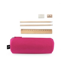 NOMAD. Wielofunkcyjne etui z filcu pochodzącego z recyklingu (100% rPET) z linijką, ołówkami, gumką i temperówką