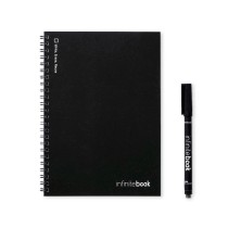 INFINITEBOOK LINED A5. Infinitebook z elastyczną okładką i 15 stronami do tablicy w linie