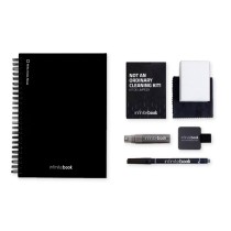 STARTER KIT INFINITEBOOK A5. Zestaw zawiera „Infinitebook”, zestaw do czyszczenia, marker i uchwyt na marker