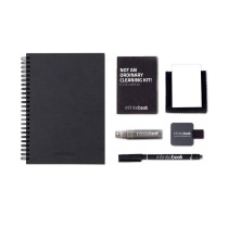 STARTER KIT INFINITEBOOK A5 PLANNER TEXTURE. Zestaw zawierający „Infinitebook” w twardej oprawie, 1 zestaw do czyszczenia, 