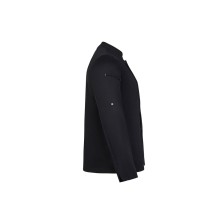 VL AGNI. Kurtka kucharska unisex (190 g/m²) z bawełny (35%) i poliestru z recyklingu (65%)