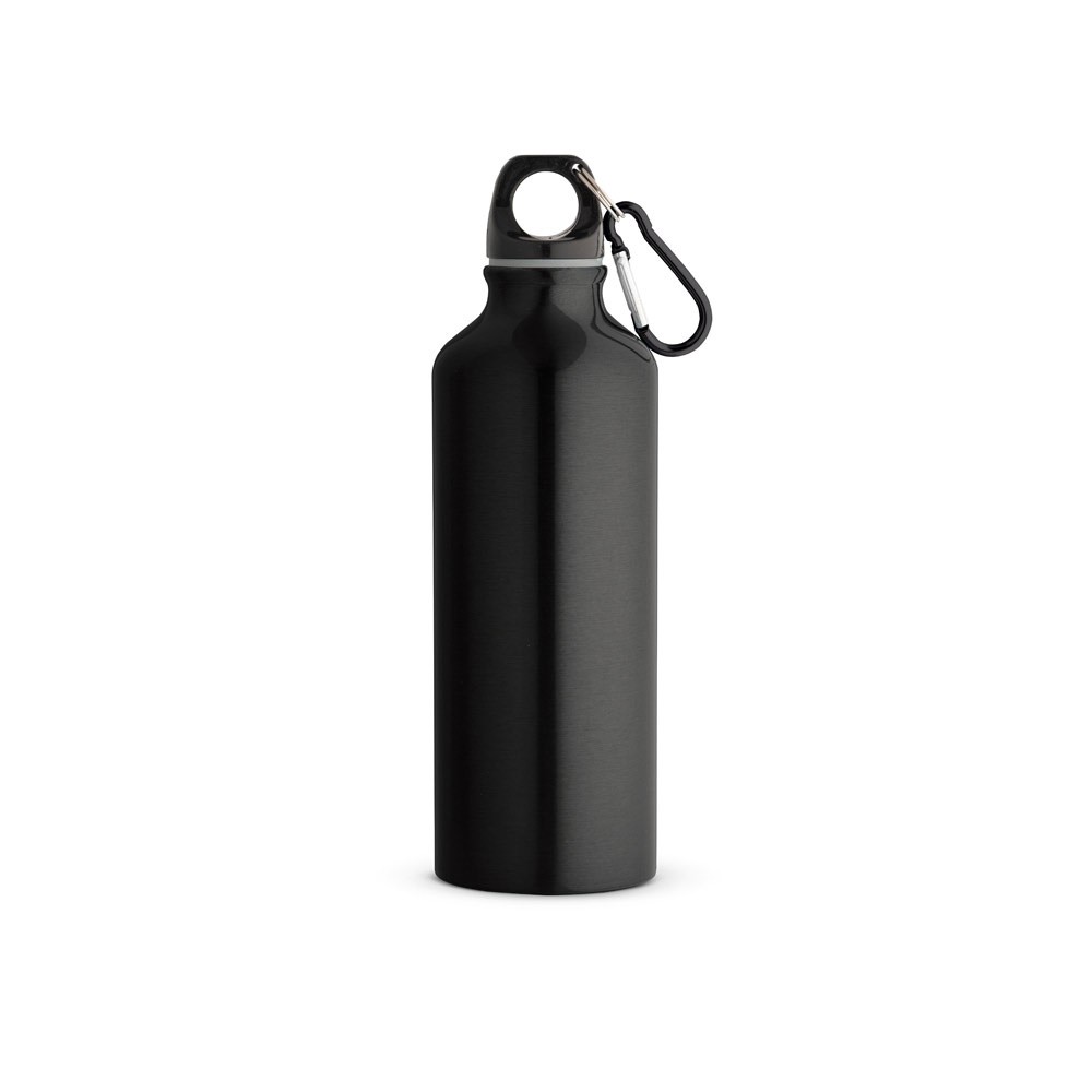 RE-LANDSCAPE M. Butelka aluminiowa z recyklingu (100% rAL) karabińczykiem 530 ml