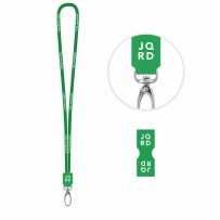Wydrukowana próbka Lanyard TUBE JACQUARD Long (Ø 7 mm)