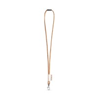 75096. SET Lanyard CORK Long (Ø 5 mm) z karabińczykiem spustowym 9 mm i zapięciem zabezpieczającym Ø 5 mm