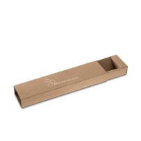 PENDULO. Etui wykonane w 100% z papieru pochodzącego z recyklingu, na 1 długopis