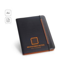 FITZGERALD. Teczka A4 z PU i 800D z blokiem strony w linie