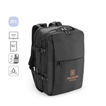 DALLAS. Plecak podróżny z poliestru 600D o wysokiej gęstości z recyklingu na laptopa 17.3”