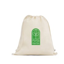 BELIZE. Torba na plecak ze 100% bawełny organicznej (140 g/m²)