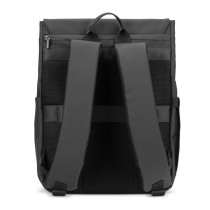 AZORES BAG. Plecak na laptopa (16") z PU, z klapką zakrywającą wszystkie komory