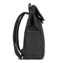 AZORES BAG. Plecak na laptopa (16") z PU, z klapką zakrywającą wszystkie komory
