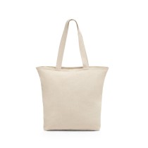 HACKNEY. Torba z zamkiem, 100% bawełna (280 g/m²)