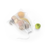 BOLZANO. Składana torba wykonana z siatki i poliester z recyklingu 190T (100% rPET)
