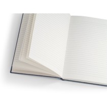 COFFEEPAD RIGID. Notatnik A5 z twardą okładką wykonany z odpadów z łusek kawy (65%)