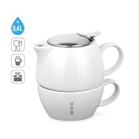 COLE. Porcelany zestaw do herbaty 2 w 1