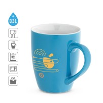 CINANDER. Ceramiczny kubek z błyszczącym wykończeniem, pojemność 370 ml
