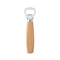 HOLZ. Otwieracz do butelek, metal i drewno